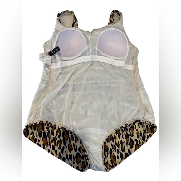 Leopard Maxine 24W One Piece Swimdress Swimsuit Animal Print